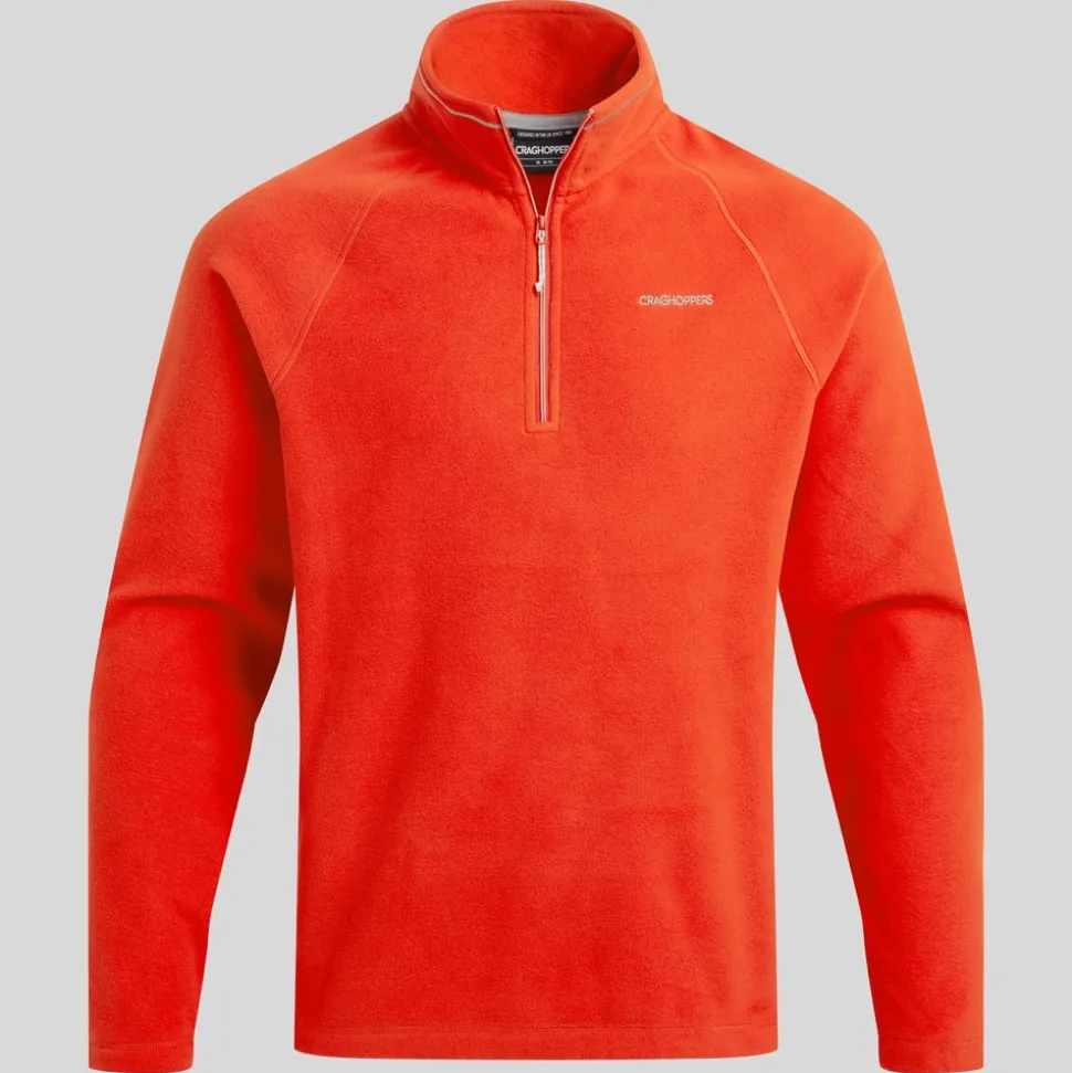 Herren-Fleecejacke Corey VI mit halbem Reißverschluss | Red Rock