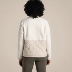 Jamea isolierende Hybridjacke für Damen | Ecru / Stone