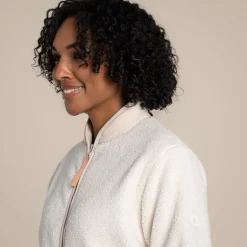 Jamea isolierende Hybridjacke für Damen | Ecru / Stone