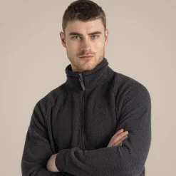 Karlton Full Zip Fleece für Herren | Black Pepper