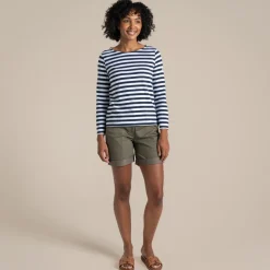 Katitia Langarmshirt für Damen | Blue Navy Stripe