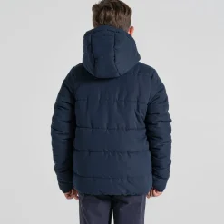 Kid's Maro Insulated Hooded Jacket | Blue Navy