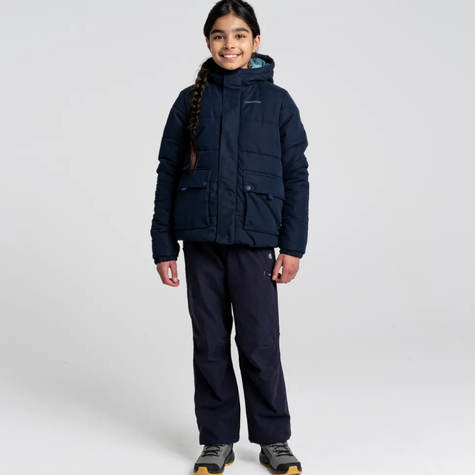 Kid's Maro Insulated Hooded Jacket | Blue Navy