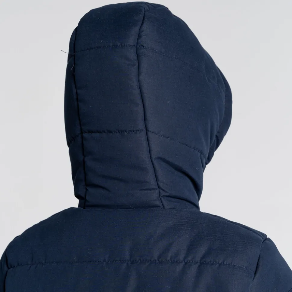 Kid's Maro Insulated Hooded Jacket | Blue Navy
