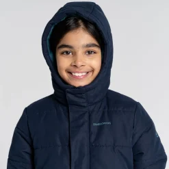 Kid's Maro Insulated Hooded Jacket | Blue Navy