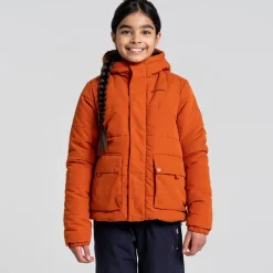 Kid's Maro Insulated Hooded Jacket | Potters Clay