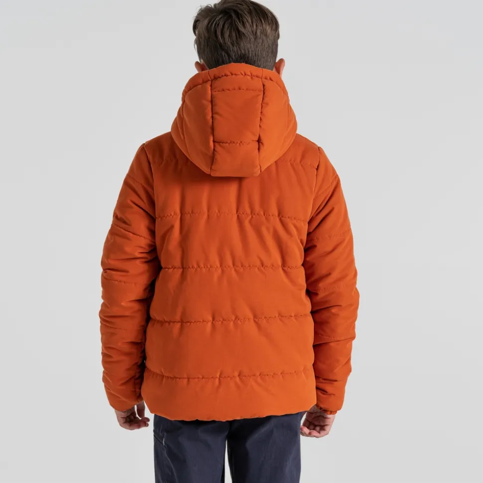 Kid's Maro Insulated Hooded Jacket | Potters Clay