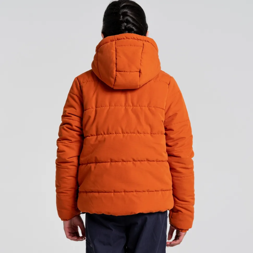 Kid's Maro Insulated Hooded Jacket | Potters Clay