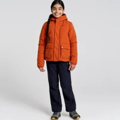 Kid's Maro Insulated Hooded Jacket | Potters Clay