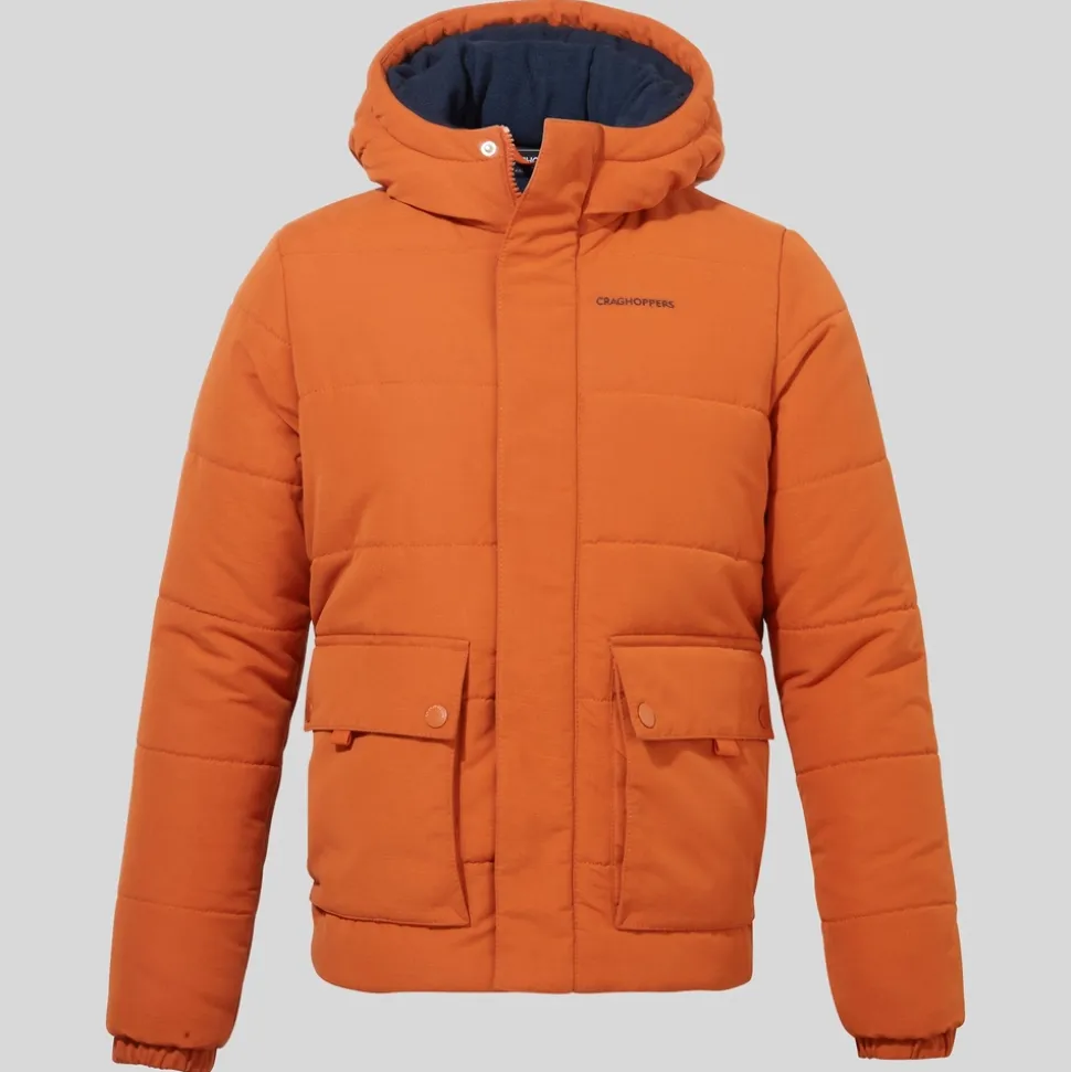 Kid's Maro Insulated Hooded Jacket | Potters Clay