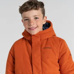 Kid's Maro Insulated Hooded Jacket | Potters Clay