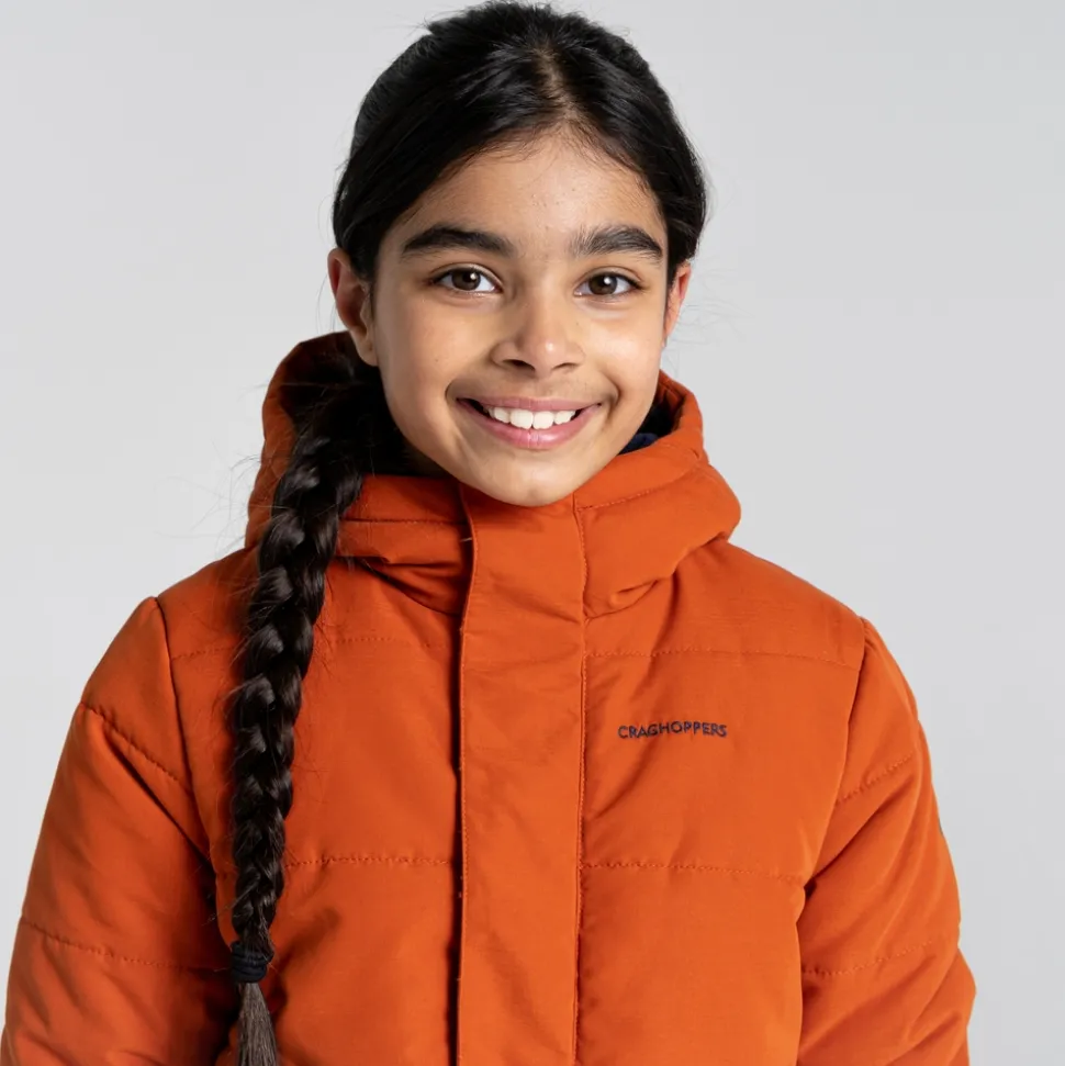 Kid's Maro Insulated Hooded Jacket | Potters Clay