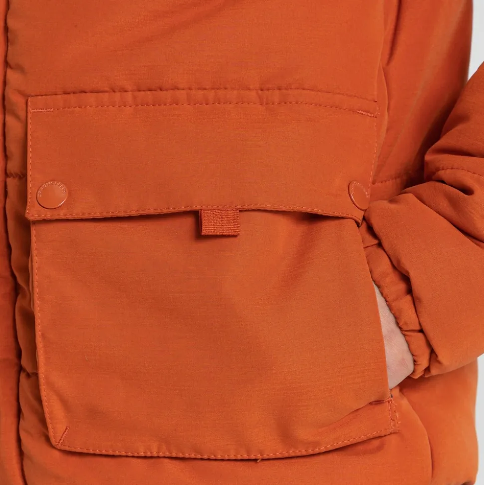 Kid's Maro Insulated Hooded Jacket | Potters Clay