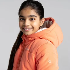 Kid's Sara Insulated Hooded Jacket | Fusion Coral