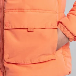 Kid's Sara Insulated Hooded Jacket | Fusion Coral