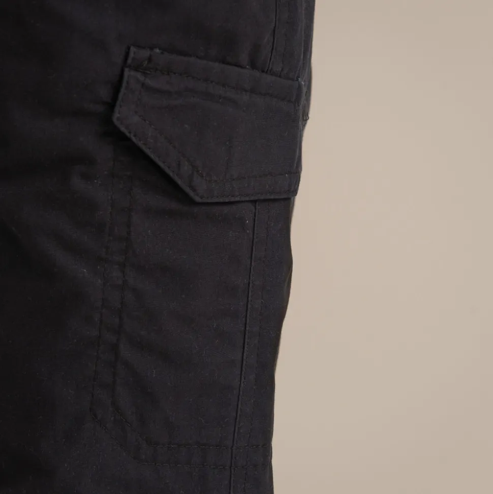 Kiwi II Cargo-Hose mit Winterfutter für Kinder | Black