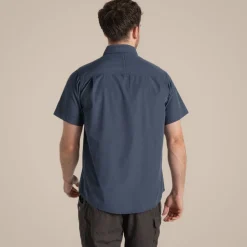 Kiwi-Kurzarmhemd für Herren | Ombre Blue