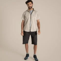 Kiwi-Kurzarmhemd für Herren | Oatmeal