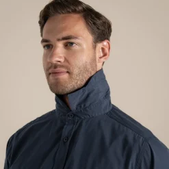 Kiwi-Langarmshirt für Herren | Ombre Blue