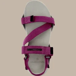 Lady Locke Sandalen für Damen | Charcoal / Raspberry