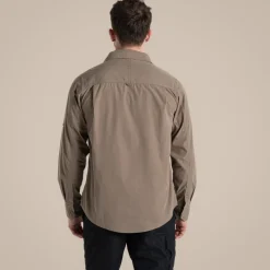 Langärmeliges Expert Kiwi-Hemd für Herren | Pebble