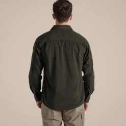 Langärmeliges Expert Kiwi-Hemd für Herren | Dark Cedar Green