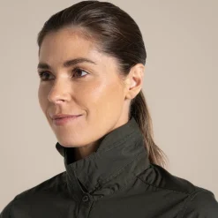 Langärmeliges Expert Kiwi-Shirt für Damen | Dark Cedar Green