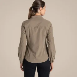 Langärmeliges Expert Kiwi-Shirt für Damen | Pebble