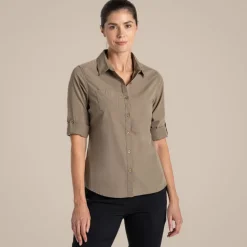 Langärmeliges Expert Kiwi-Shirt für Damen | Pebble