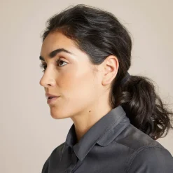 Langärmeliges Expert Kiwi-Shirt für Damen | Carbon Grey