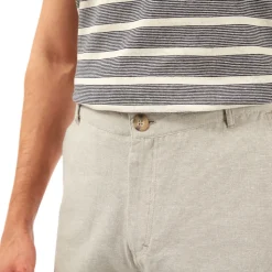 Leichte NosiBotanical Kier Shorts für Herren | Parchment Marl