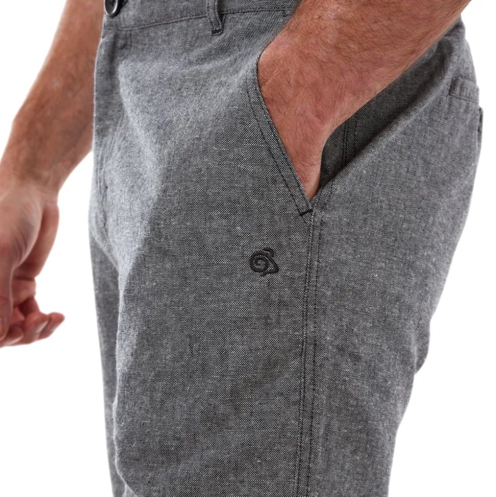 Leichte NosiBotanical Kier Shorts für Herren | Blue Navy Marl