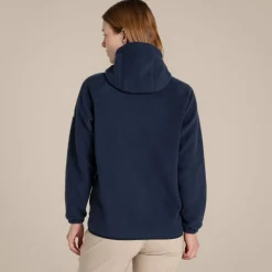 Mari Full Zip Fleece mit Kapuze für Damen | Blue Navy