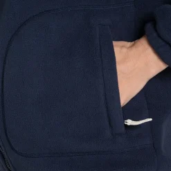 Mari Full Zip Fleece mit Kapuze für Damen | Blue Navy