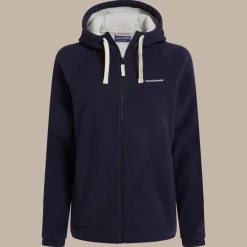 Mari Full Zip Fleece mit Kapuze für Damen | Blue Navy