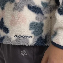 Mellows Half Zip für Kinder | Blue Navy Print