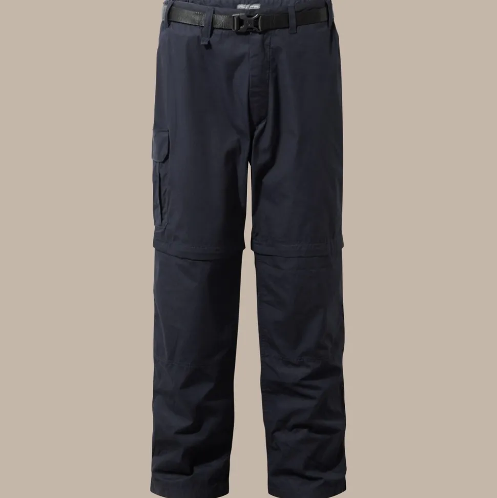 Men's Kiwi Zip Off Trousers | Dark Navy