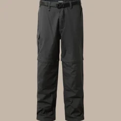 Men's Kiwi Zip Off Trousers | Black Pepper