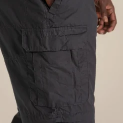 Men's Kiwi Zip Off Trousers | Black Pepper