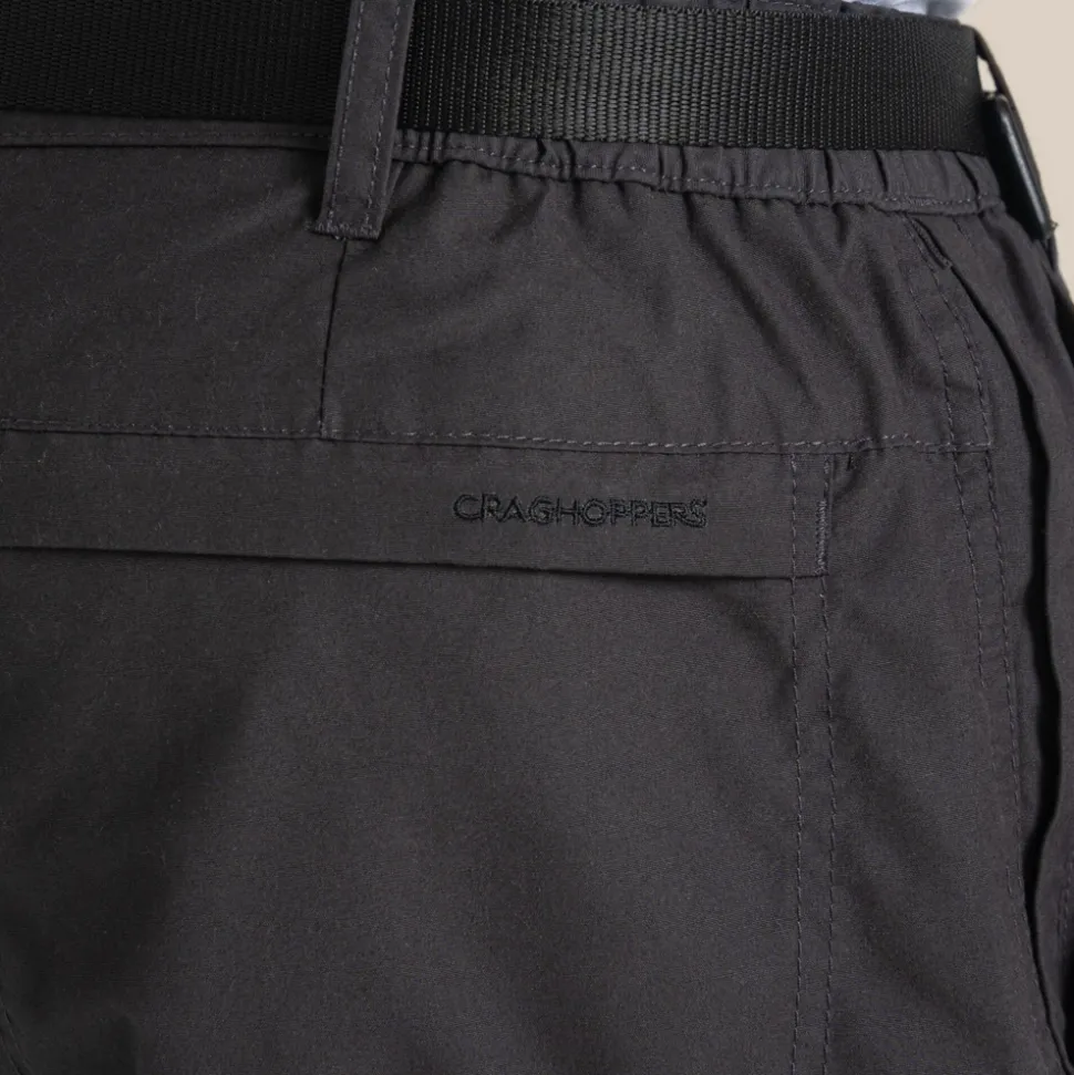 Men's Kiwi Zip Off Trousers | Black Pepper