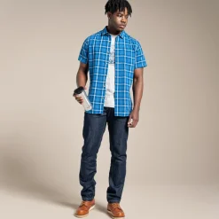 Men's Menlo Short Sleeved Shirt | Spruce Green Marl