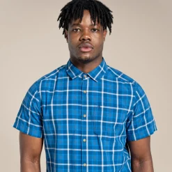 Men's Menlo Short Sleeved Shirt | Spruce Green Marl