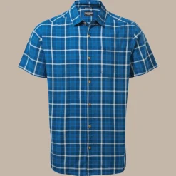 Men's Menlo Short Sleeved Shirt | Spruce Green Marl
