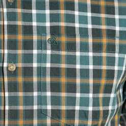 Men's Menlo Short Sleeved Shirt | Spruce Green Check