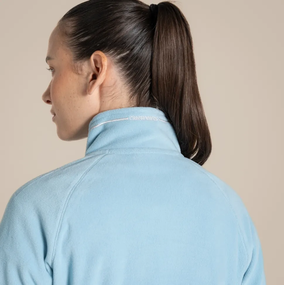 Miska VI Fleece mit halbem Reißverschluss für Damen | Sky Blue