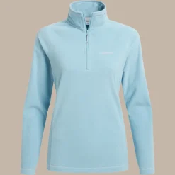 Miska VI Fleece mit halbem Reißverschluss für Damen | Sky Blue