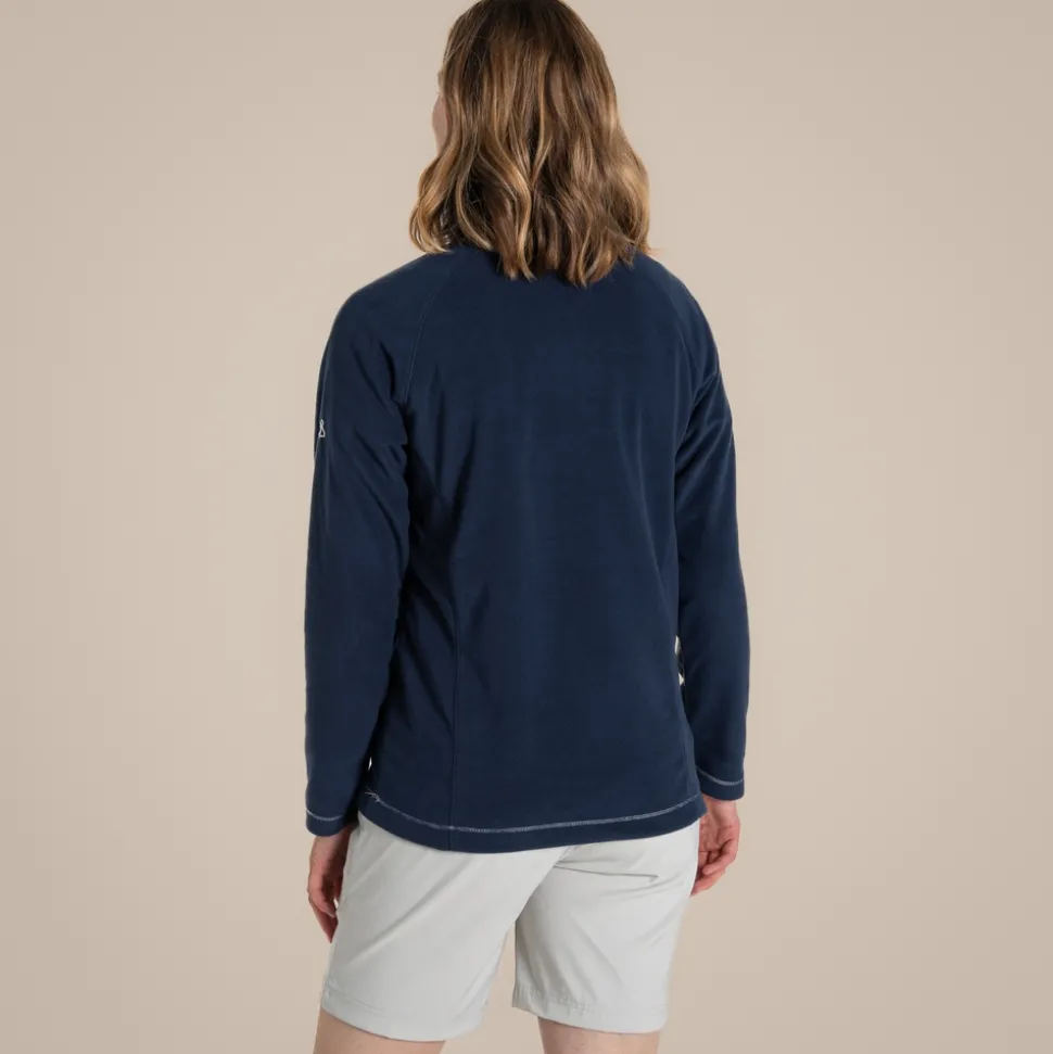 Miska VI Fleece mit halbem Reißverschluss für Damen | Blue Navy