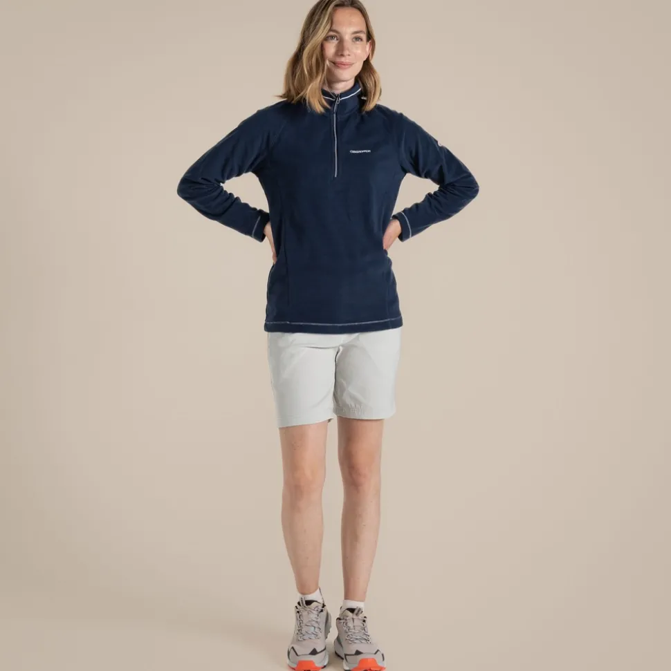 Miska VI Fleece mit halbem Reißverschluss für Damen | Blue Navy