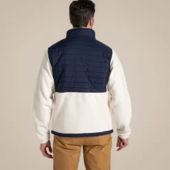 Montadale Hybridjacke mit isolierender Funktion für Herren | Ecru / Blue Navy