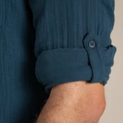 Moro Hemd mit langem Ärmel für Herren | Blue Stone